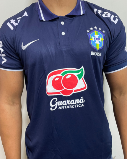 Camiseta Brasil Guaraná Azul Marinho