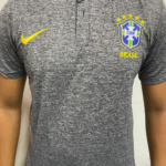 Camiseta Brasil Cinza Casual
