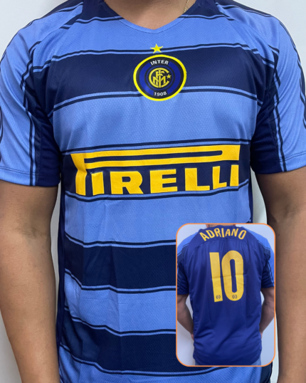 Camisa Inter de Milão Retrô Adriano imperador 2004/05