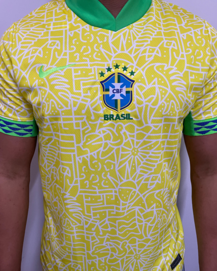 Camisa Brasil Amarela I 2024/25