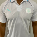Camisa Man City Polo Branca Casual