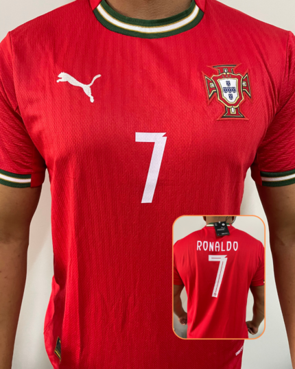 Camisa Portugal Vermelha CR7 2025/26