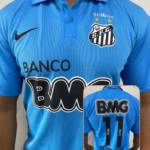 Camisa Santos Azul Retrô Neymar 2012/13