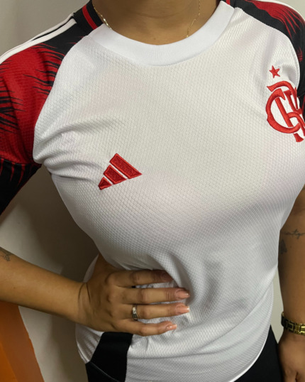 Camisa Flamengo II Branca Feminina