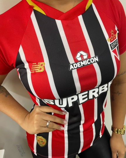 Camisa São Paulo II Tricolor 2025/26 Feminina