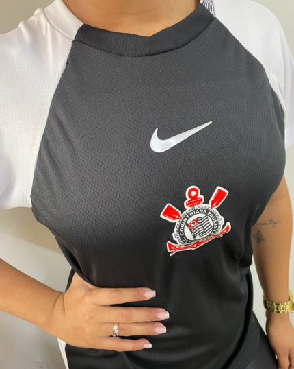 Camisa Corinthians II Preta 2025/26 Feminina