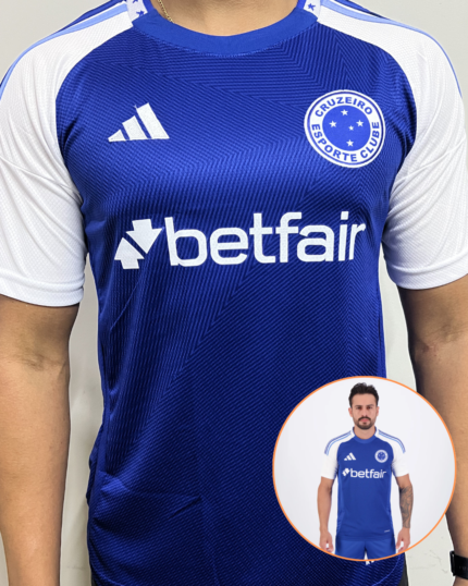Camisa Cruzeiro Azul I 2025/26