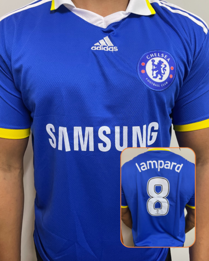 Camisa Chelsea Azul Retrô Lampard 2008/09