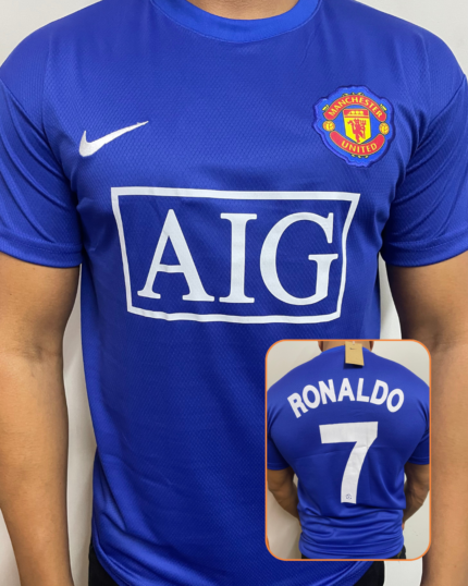 Camisa United Azul Retrô CR7 2007/08