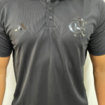 Camisa Flamengo Polo All Black Casual