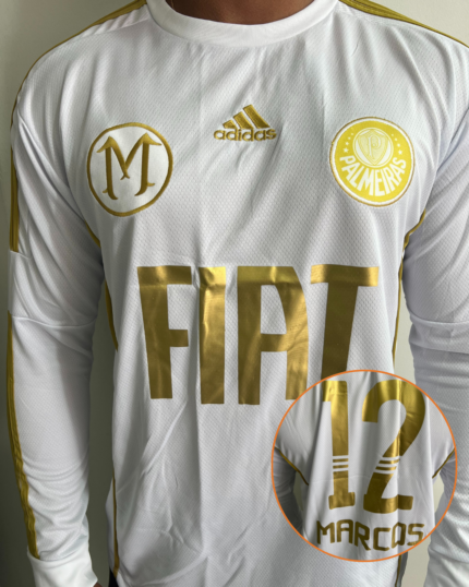 Camisa Palmeiras Retrô Marcos 2011/12 Manga Longa