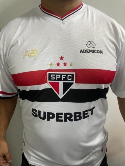 Camisa São Paulo I Branca 2025/26 PlusSize