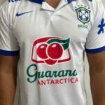 Camisa Brasil Guaraná branca Polo