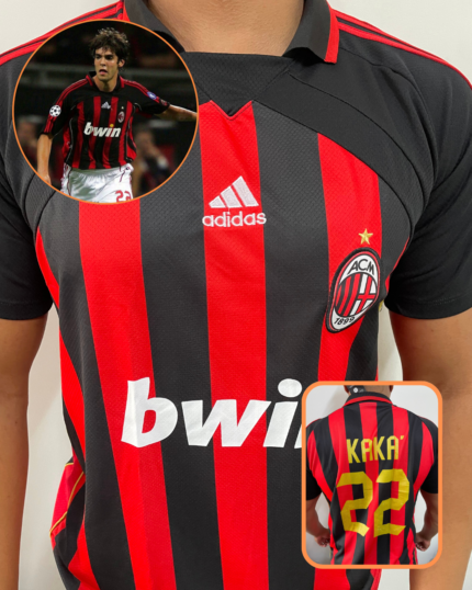 Camisa Milan Trad Retrô Kaká 2006/07