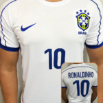 Camisa Brasil Branca Ronaldinho