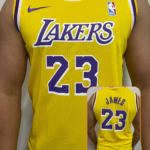 Camiseta Los Angeles Lakers Amarela Lebron James 23