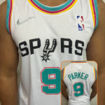 Camiseta San Antonio Spurs Branca Tony Parker 9