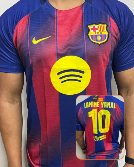 Camisa Barcelona Trad I Lamine Yamal 10 2025/26