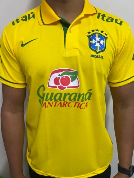 Camisa Brasil Guaraná Amarela