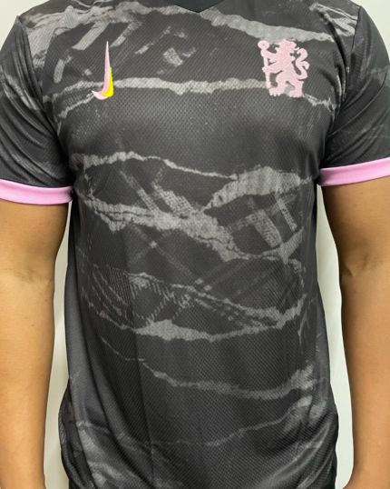 Camisa Chelsea III Preta c/ Rosa 2024/25