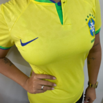 Camisa Brasil Amarela 2022/23 Feminina