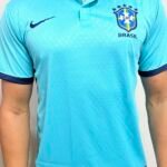 Camiseta Brasil Polo Azul