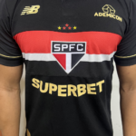 Camisa São Paulo III Preta 2025/26 Comemorativa