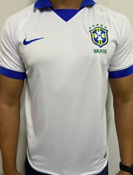 Camisa Brasil Polo branca 2019/20
